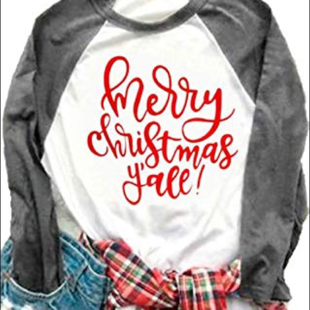 Gray & White baseball T-shirt